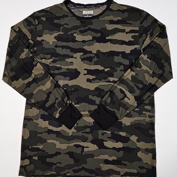 Duluth Trading Go Buck Naked Camo Long Sleeve Shirt Men’s Large - Picture 1 of 6